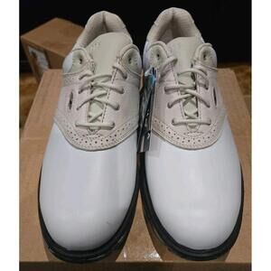 NWT New Balance Spiked Golf Shoes Sneakers Beige White WG1275W Womens Sz 11